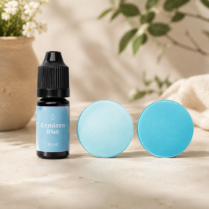 florescent blue liquid candle 10 ml